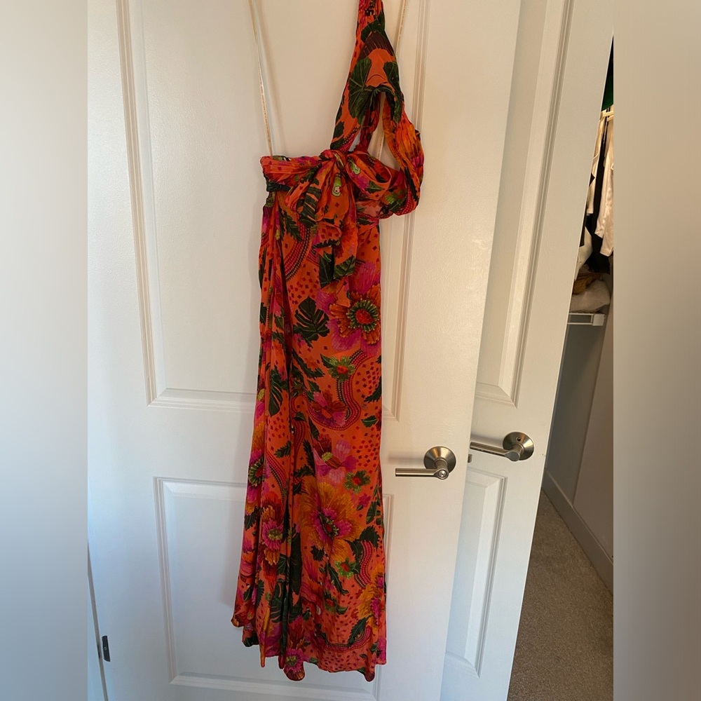 FARM Rio Blooming Garden One-Shoulder Maxi Dress - Picture 8 of 15
